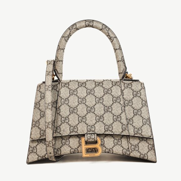 Gucci Handbags - Gucci x Balenciaga GG Supreme The Hacker Project Small Hourglass Bag
